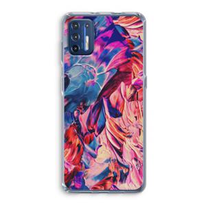 Pink Orchard: Motorola Moto G9 Plus Transparant Hoesje