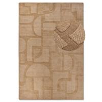 Wollen Vloerkleed Alexis - Bruin maat: 170x120cm - materiaal: Wol - Dekbed-Discounter.nl