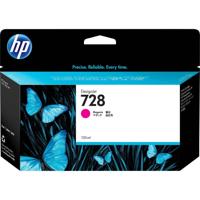 HP Inktcartridge 728 Origineel Magenta 130 ml F9J66A 1 stuk(s)