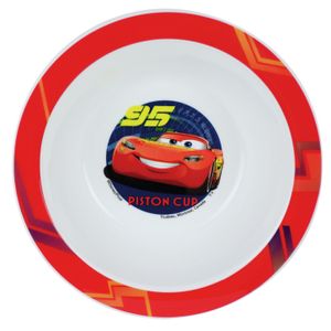 Kunststof ontbijtbordje diep Disney Cars 16 cm   -