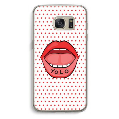 Yolo Denise: Samsung Galaxy S7 Transparant Hoesje