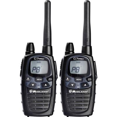 Midland G7 Pro Twin C1090.13 LPD/PMR-portofoon Set van 2 stuks