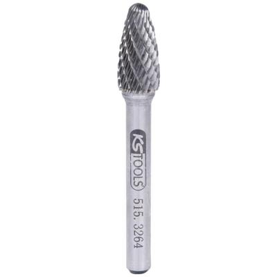 KS Tools 5153264 Freesstift Hardmetaal Lengte 65 mm Afmeting, Ø 6 mm