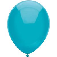 Ballonnen - turquoise blauw - verjaardag/thema feest - 100x stuks - 29 cm - thumbnail