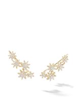 David Yurman boucles d'oreilles Starburst en or 18ct pavées de diamants (23 mm) - thumbnail