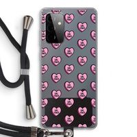 GIRL POWER: Samsung Galaxy A72 5G Transparant Hoesje met koord