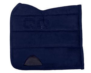 QHP Puffpad Grip zadeldek blauw maat:dr full