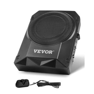 VEVOR Auto-subwoofer onder de stoel 400 W Slank actief subwoofersysteem 254 mm