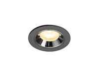 SLV InbouwspotNuminos XS zwart/chroom 3000K - 55gr - 1009297