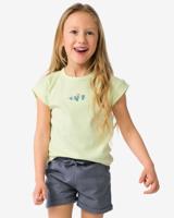 HEMA Kinder T-shirt Broderie Groen (groen)