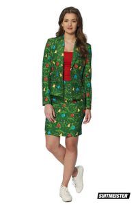 Kerstboom Mantelpak Dames groen