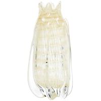 BePureHome Crown Vaas - Glas - Off White - 30x13x13 - thumbnail