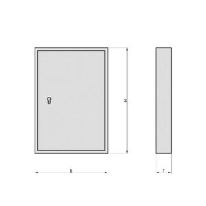 Basi Sleutelkast SS 100 PZ 2171-0199 Aantal haken 200 Grijs (metalen behuizing)