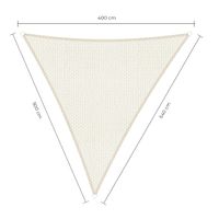 Sunfighter schaduwdoek langhoek wit 4x5x5.4m. Sunfighter schaduwdoek langhoek wit 4x5x5.4m.