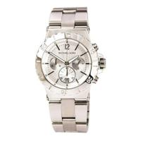 Michael Kors MK5312 Dames Dylan Silver Tone Dial roestvrij stalen armband chronograaf horloge