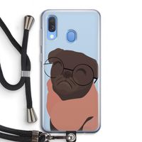 Ludo: Samsung Galaxy A40 Transparant Hoesje met koord