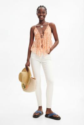 Slim fit push-up jeans - WHITE - 38