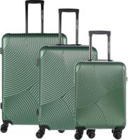 Enrico Benetti Louisville kofferset driedelig-Olive