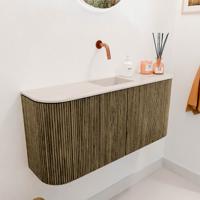 Toiletmeubel Mondiaz Joya Dlux | 93.2 cm | Meubelkleur Dusk | Faye wastafel Meli Wasbak Midden | Zonder kraangat(en) Toiletmeubel Mondiaz Joya Dlux | 93.2 cm | Meubelkleur Dusk | Faye wastafel Meli Wasbak Midden | Zonder kraangat(en)