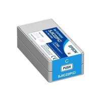 Originele inkt cartridge Epson SJIC22P(C) Cyaan