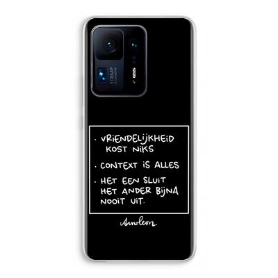 Mijn Motto's: Xiaomi Mi Mix 4 Transparant Hoesje