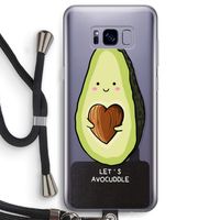 Avocuddle: Samsung Galaxy S8 Transparant Hoesje met koord