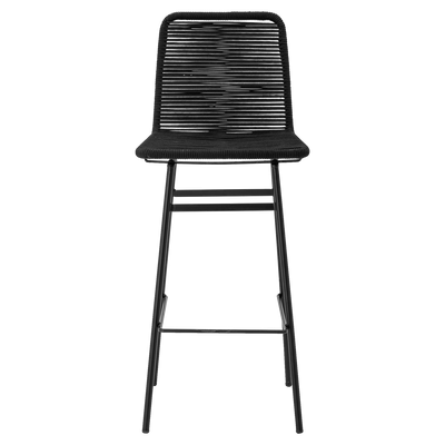 Bloomingville Barkruk Mundo Zwart 110 x 45 x 50 Bloomingville Barkruk Mundo Zwart 110 x 45 x 50