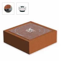 Watertafel Vierkant Cortenstaal 80x80cm
