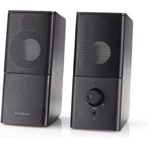 Nedis Gaming-luidsprekers 2.0 3,5 mm jack RMS 6 W