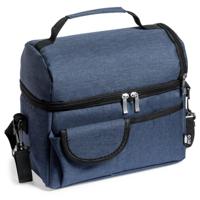 Koeltas Easy Travel - voor lunchpakket of drankjes - 12 liter - 25 x 15 x 24 cm - Draagband - Blauw