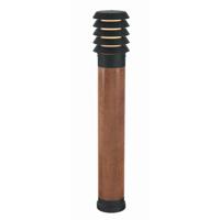 Franssen Landelijke terraslampSelhalm 85cm zwart met hout - 3077