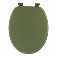 Tendance Toiletbril Breeze - olijfgroen - MDF hout - universeel - standaard wc bril