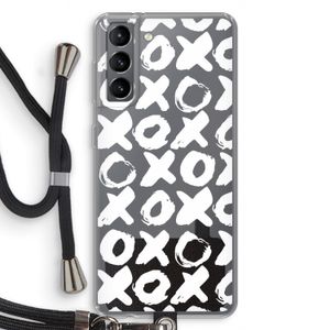 XOXO: Samsung Galaxy S21 Transparant Hoesje met koord