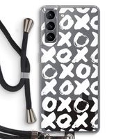 XOXO: Samsung Galaxy S21 Transparant Hoesje met koord