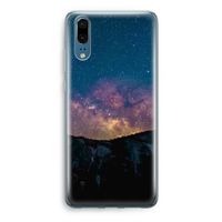 Travel to space: Huawei P20 Transparant Hoesje