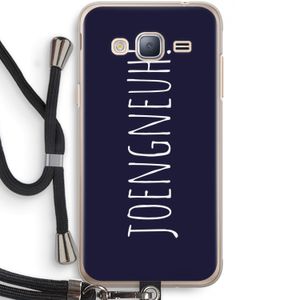 Joengneuh!: Samsung Galaxy J3 (2016) Transparant Hoesje met koord