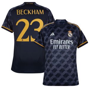 Real Madrid Shirt Uit 2023-2024 + Beckham 23