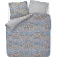 Pip Studio Jabali Flower Dekbedovertrek Blauw-1-persoons (140 x 200/220 cm)