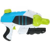 1x Waterpistool/waterpistolen 28 cm blauw   -