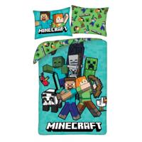 Minecraft Dekbedovertrek Ready - 140 x 200 cm - 70 x 90 cm - Polyester