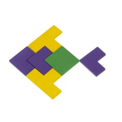 Kruzzel Breinbreker Houten kinder puzzel - met 40 stukjes - spellen - tetris game