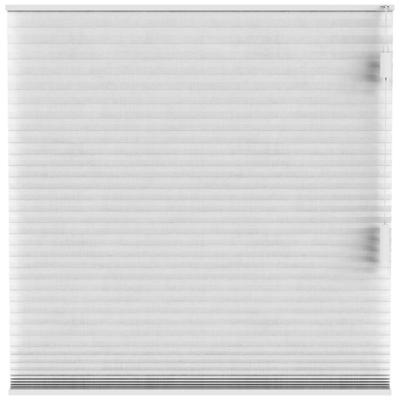 Leen Bakker - Fenstr Plisségordijn Sidney Dubbel 25mm Transparant - (10326) - Polyester - Wit - 120x10x10 Cm