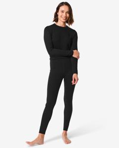 HEMA Dames Thermo Broek Zwart (zwart)