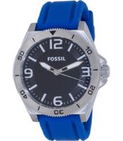 Horlogeband Fossil BQ1172 Silicoon Blauw 22mm