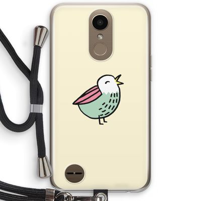 Birdy: LG K10 (2017) Transparant Hoesje met koord