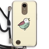 Birdy: LG K10 (2017) Transparant Hoesje met koord