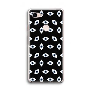 Eyes pattern: Google Pixel 3 Transparant Hoesje
