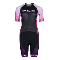 BTTLNS Typhon 2.0 SE trisuit korte mouw paars dames L