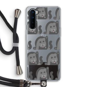 Cats: OnePlus Nord Transparant Hoesje met koord
