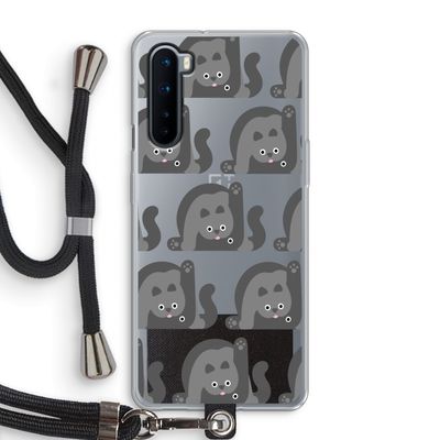 Cats: OnePlus Nord Transparant Hoesje met koord